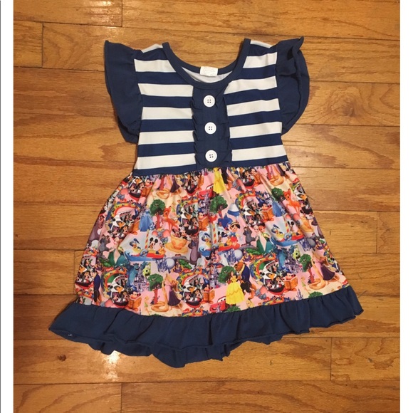 Disney Inspired Character Dress - Sz 5/6 - cute! - Picture 1 of 6